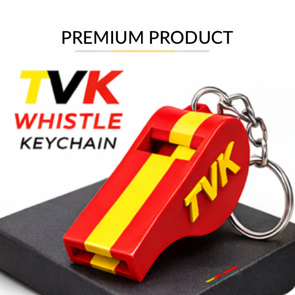 TVK Whistle Keychain | Fanclub Edition